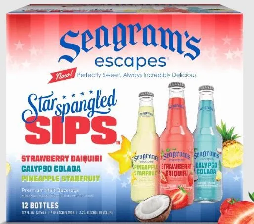 Malt Seagram's 12pk Star Spangled Sips