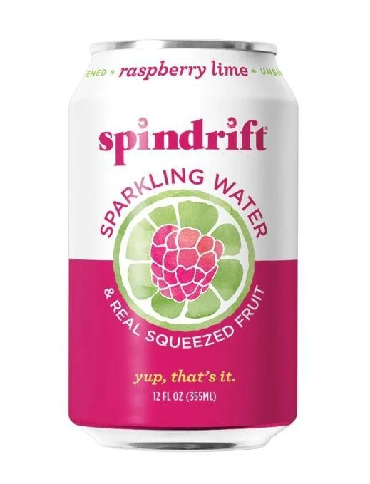 NA Sparkling Water Spindrift 8pk Raspberry Lime