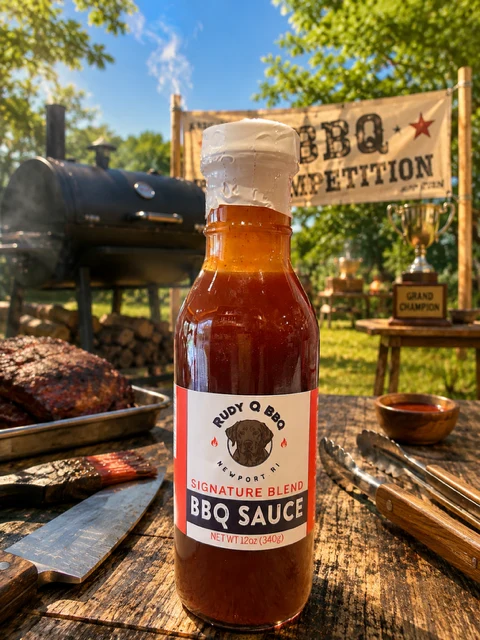 Misc Rudy Q BBQ 12oz Signature Blend BBQ Sauce