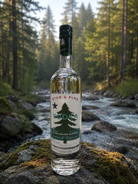 Vodka Hardshore Distilling Co 750ml Star & Pine