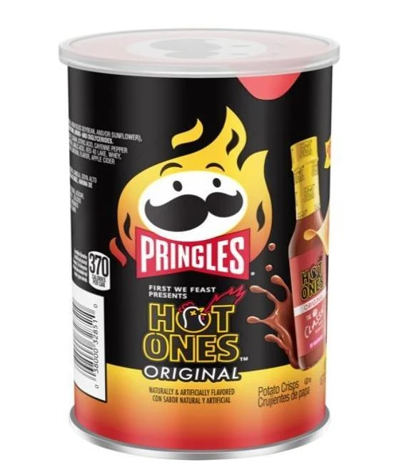Misc Snacks Pringles Grab N Go Hot Ones