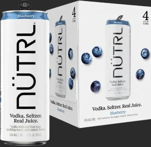 Cocktail Nutrl 4pk Blueberry