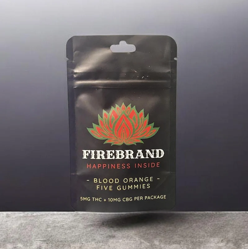 CBD Gummies Firebrand Blood Orange 5mg THC + 10MG CBD