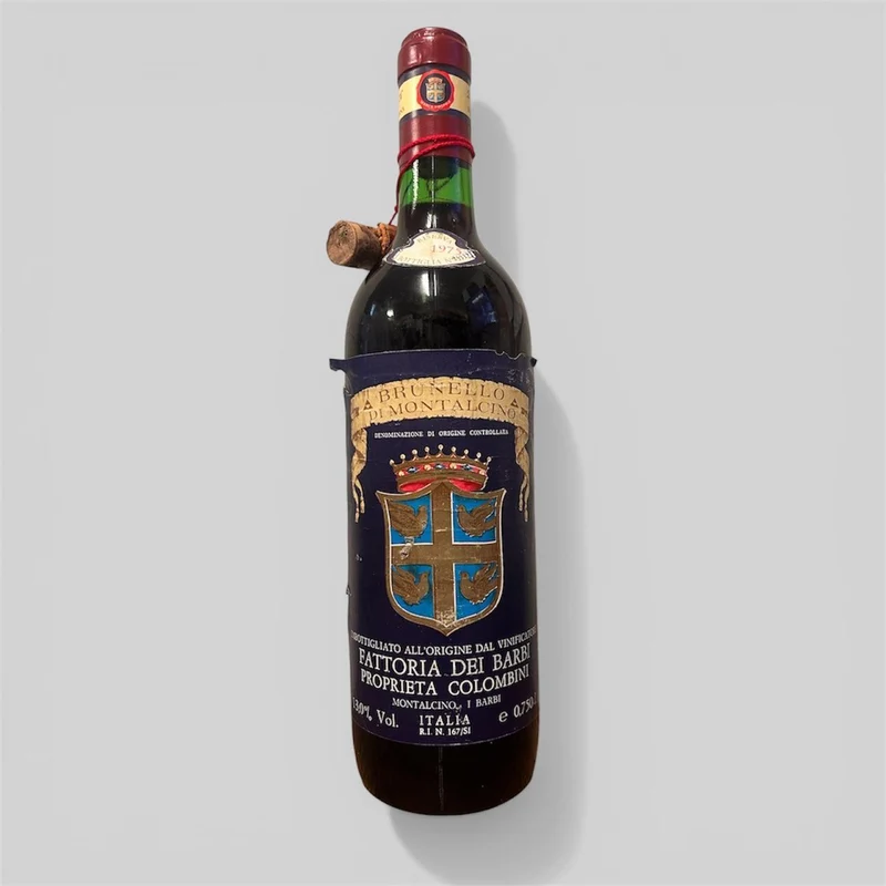 Red Wine Fattoria dei Barbi 1975 Brunello di Montalcino