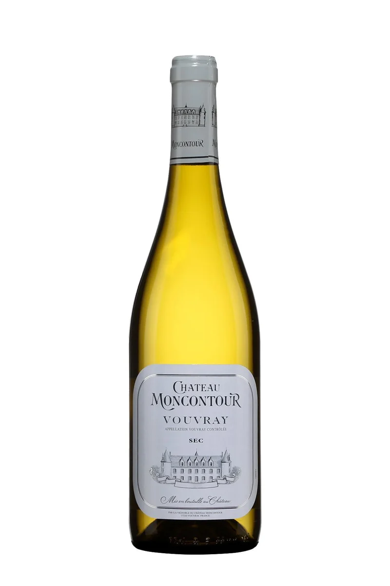 White wine Chateau Moncontour Vouvray Sec