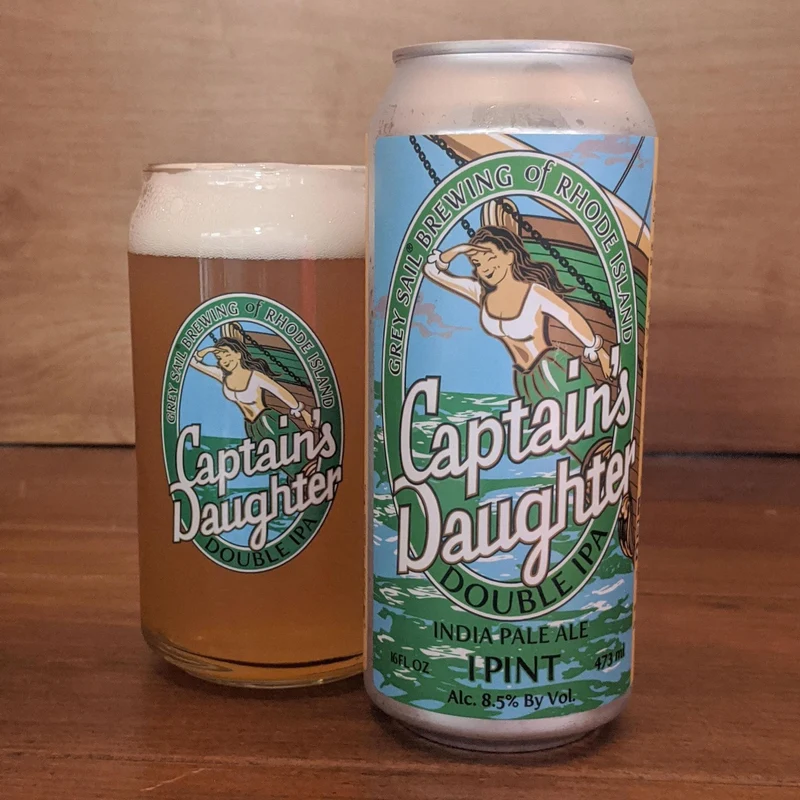Beer RI Grey Sail 4pk 16oz Captain's Daughter