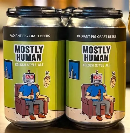 Beer RI Radiant Pig Craft 6pk Mostly Human Kolsch