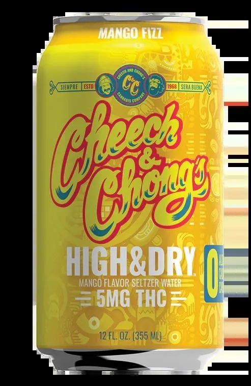 THC Cheech & Chong 12oz can Mango Fizz