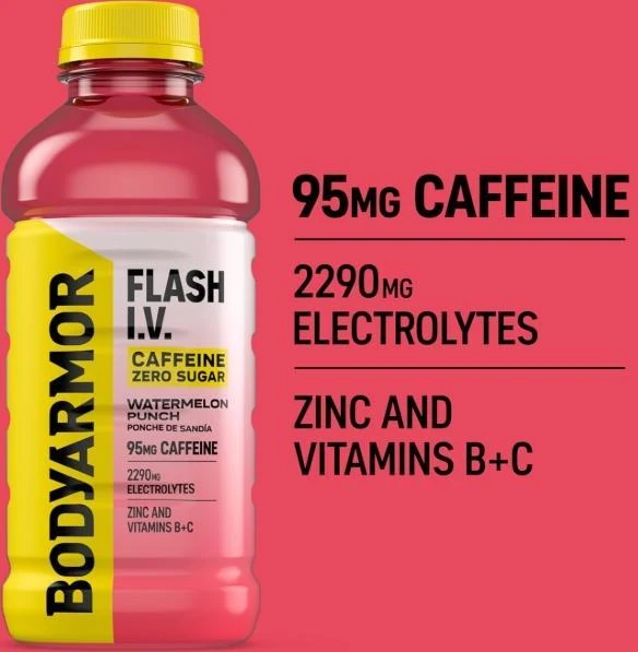 N/A Drinks Body Armor Flash I.V. Watermelon Punch