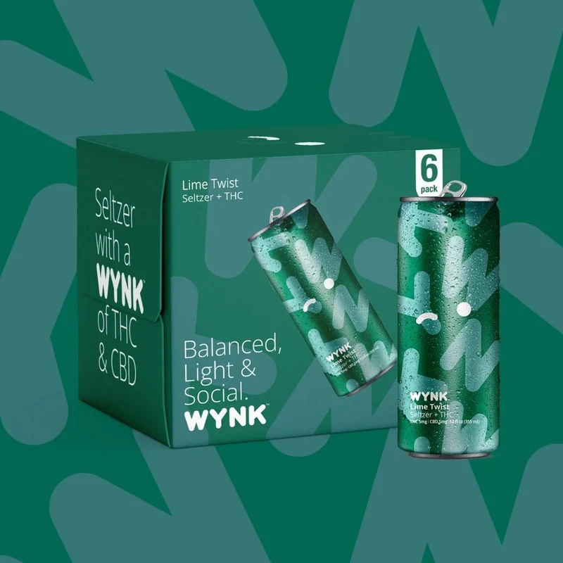 NA THC Cocktail Wynk 6pk Lime Twist
