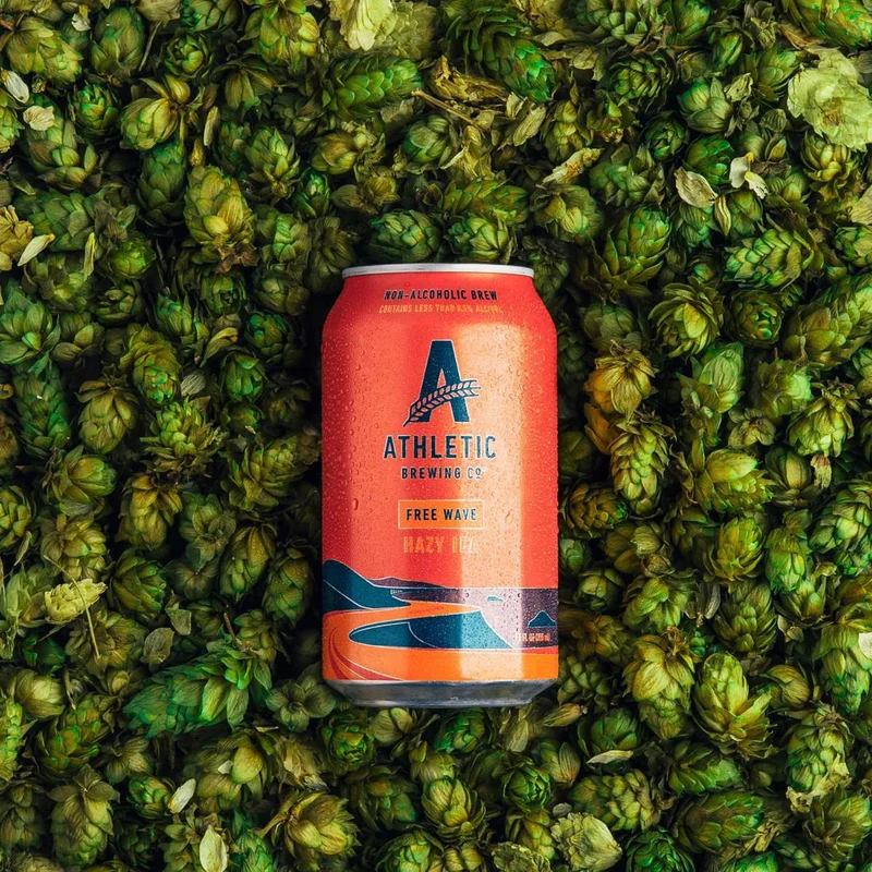 NA Beer Athletic Brewing Co 12pk Free Wave