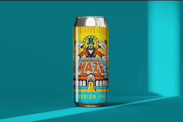 Beer RI Newport Craft Mirror Maze 4pk - Session IPA Brewed for Goosemas 2025