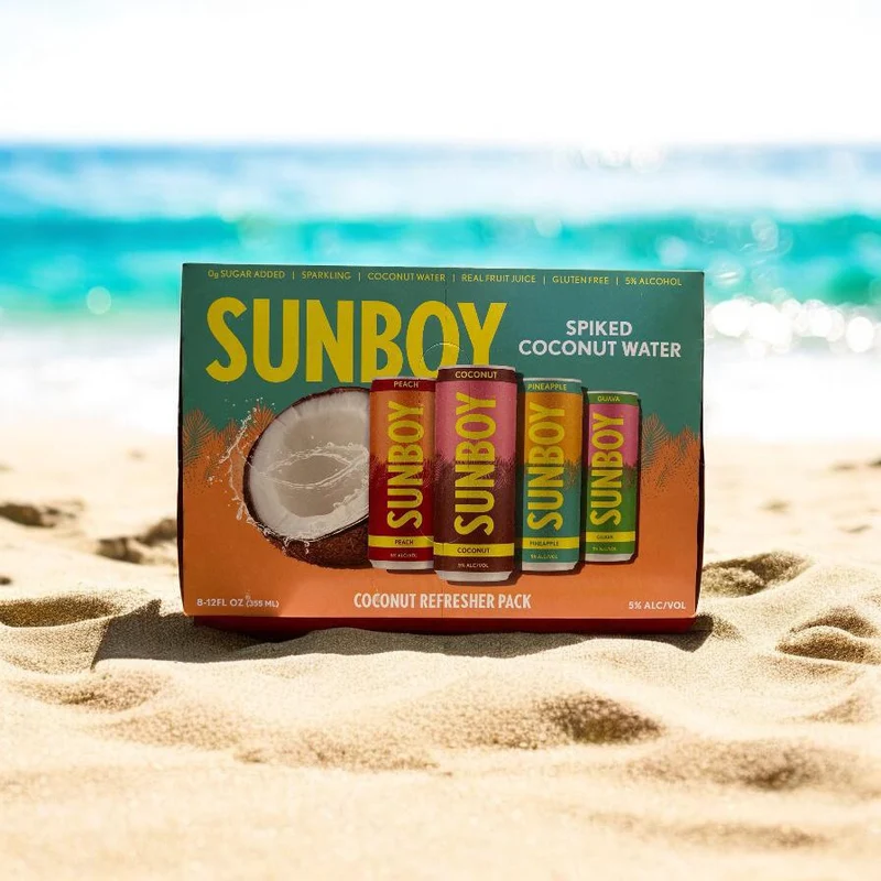 Cocktail SunBoy 8pk Spiked Coconut Water Coconut Refresher Pack