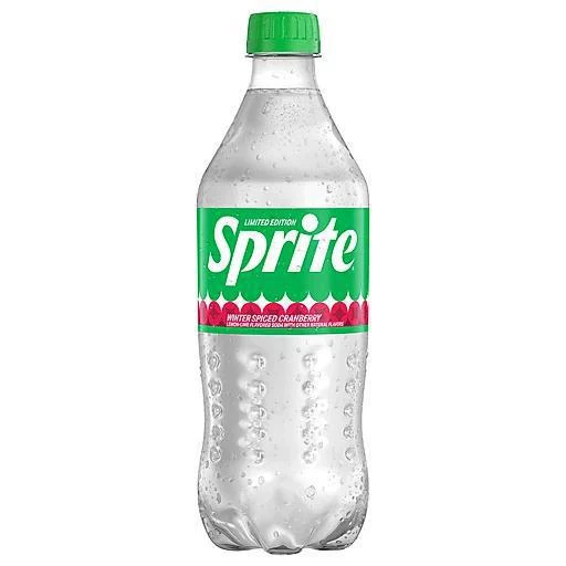 NA Drinks Sprite Winter Spiced Cranberry