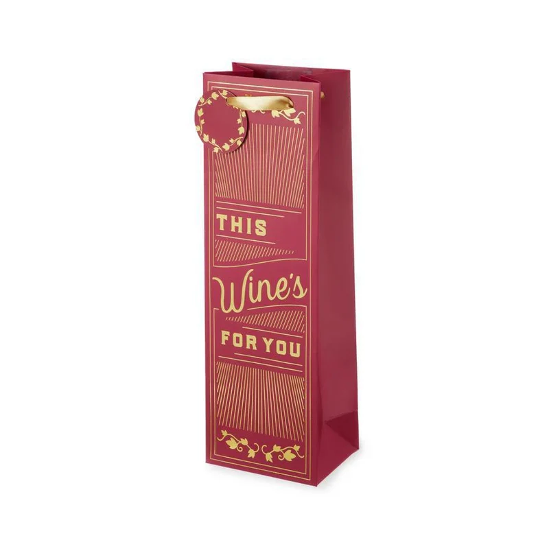 MIsc Cakewalk Gift Bag This Wine's for you