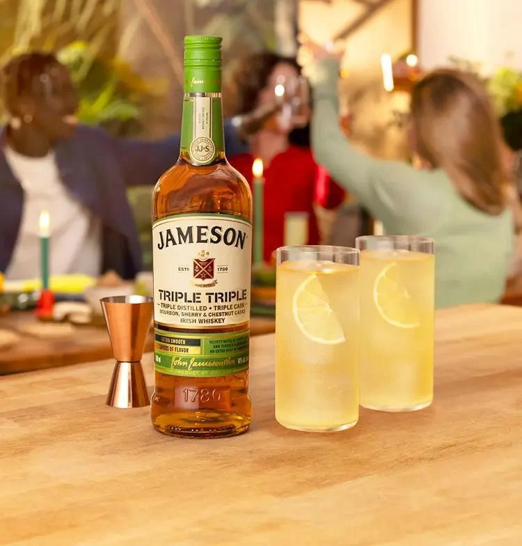 Whiskey Irish Jameson Triple Triple