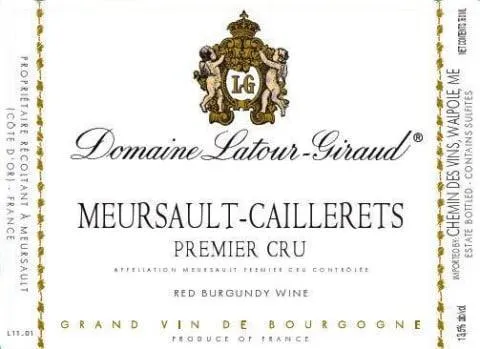 Red Burgundy Domaine-Latour-Girard 2014 Meursault-Caillerets 1er Cru