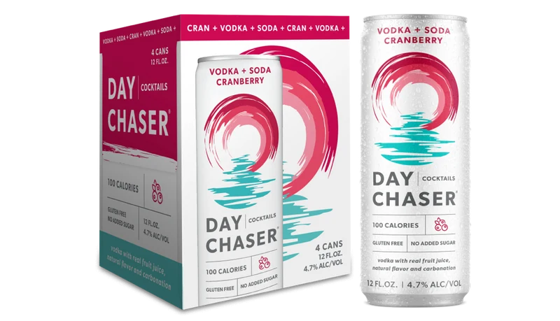Cocktail Day Chaser 4pk Cranberry Vodka Soda