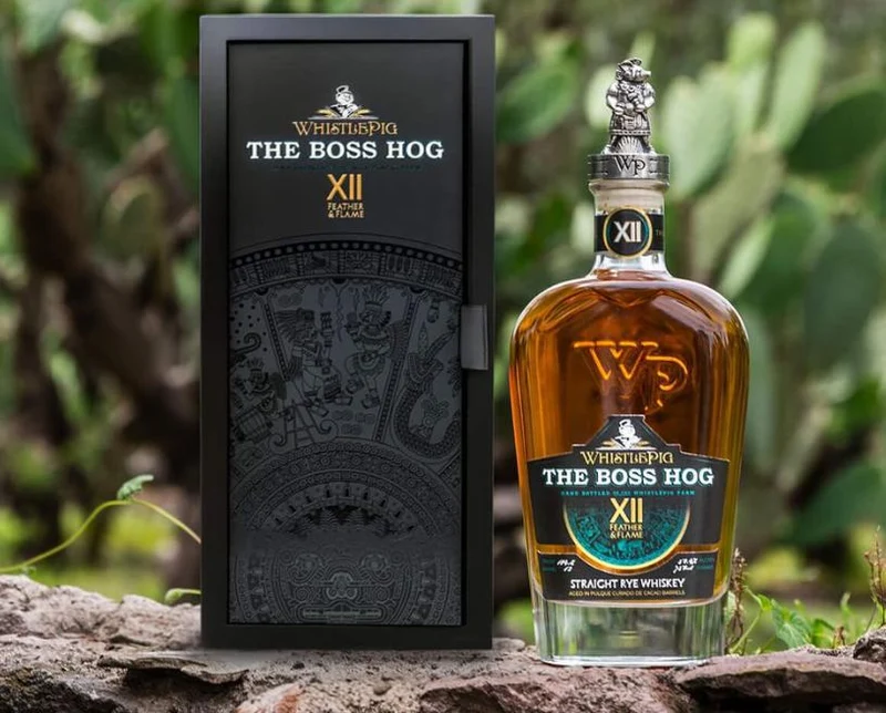 Bourbon Whistle Pig Boss Hog XII Feather & Flame
