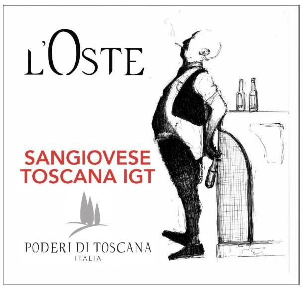 Red Wine Poderi Di Toscana L'Oste Sangiovese