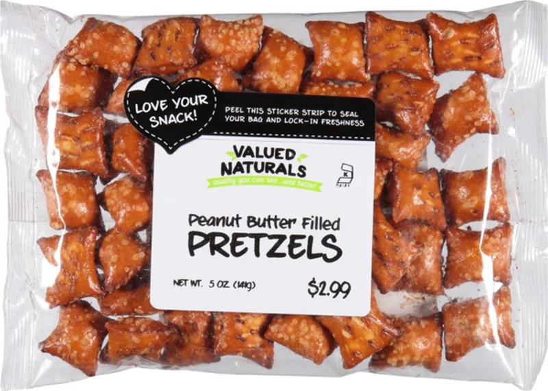 Misc Snacks Valued Naturals Peanut Butter Filled Pretzels