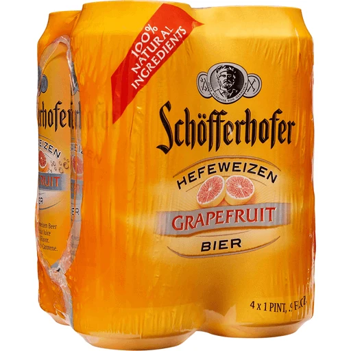Beer IM Schofferhofer 4pk Grapefruit