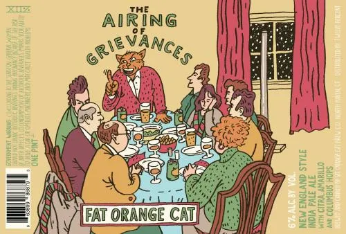 Beer Fat Orange Cat Brew Co 4pk Airing of Grievances