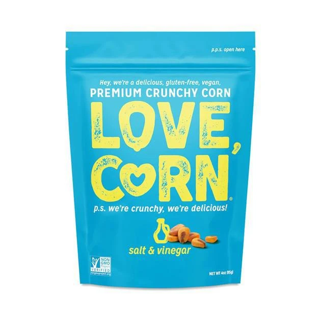 Misc Snacks Love Corn 4oz Salt & Vineger
