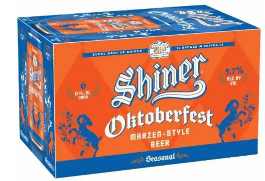 Beer Shiner Bock 6pk Cans Oktoberfest