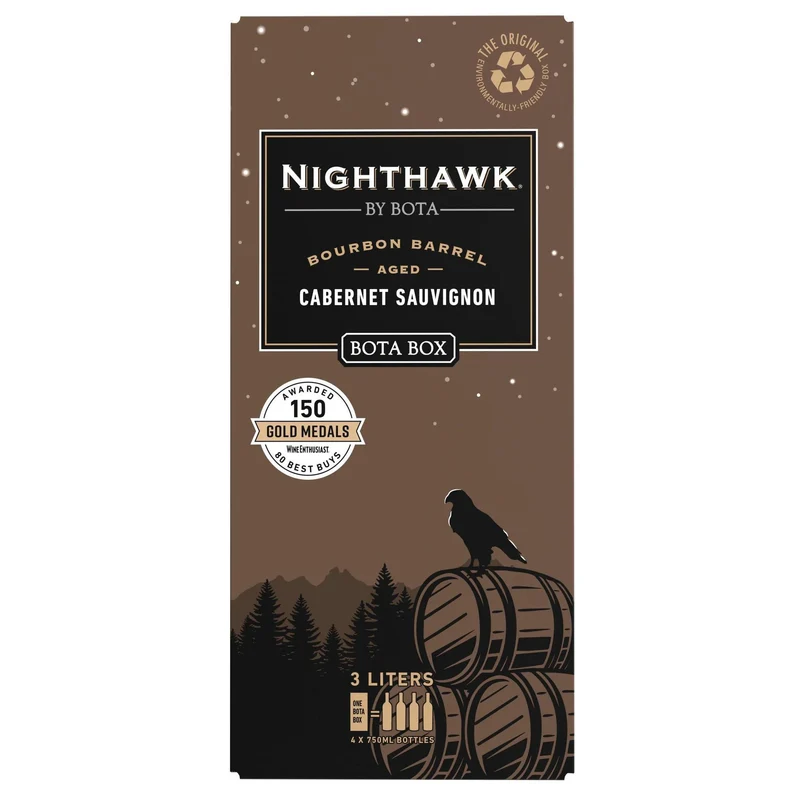 Box Wine Bota Nighthawk 3L Bourbon Barrel Aged Cabernet