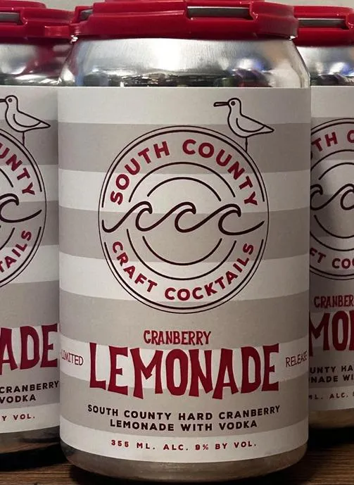 Cocktail RI South County Craft Cocktails 4pk Cranberry Lemonade 107039