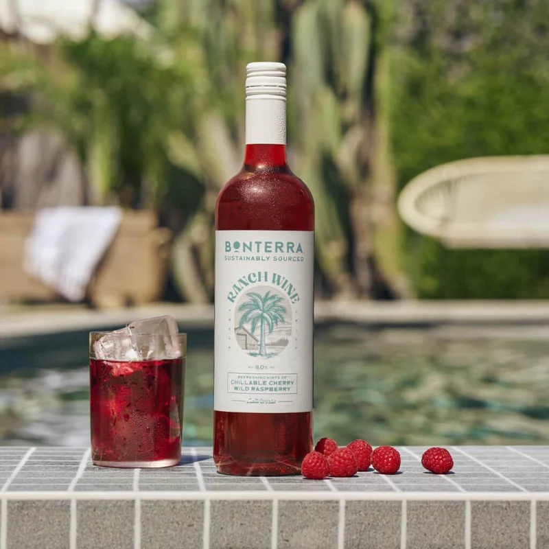 Red Wine Bonterra Ranch Wine Chillable Cherry Wild Raspberry