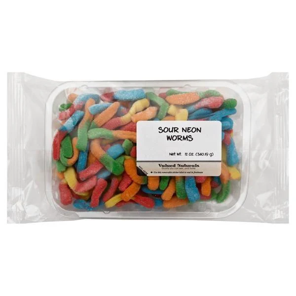 Misc Snacks International Foodsource 12oz Sour Neon Worms
