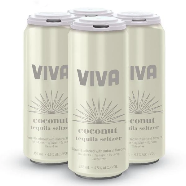 Seltzer Viva Tequila 4pk Coconut