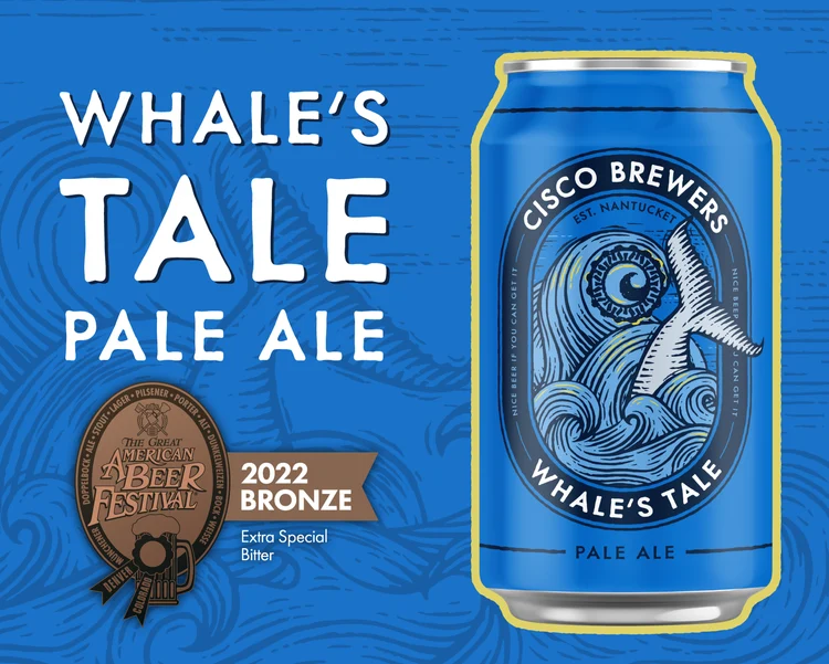 Beer Cisco Brewers 4pk 16oz Cans Whale's Tale Pale Ale 04954