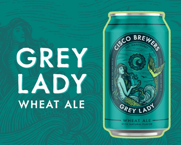 Beer Cisco Brewers 4pk 16oz Cans Grey Lady 04951