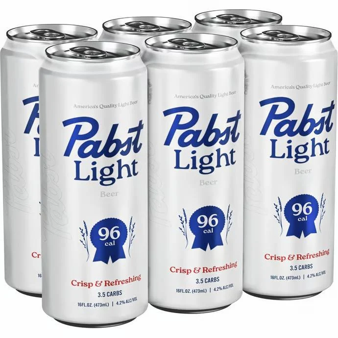 Beer Pabst 16oz. 6pk Light