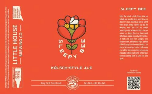 Beer Little House Brewing Co 4pk Sleepy Bee
