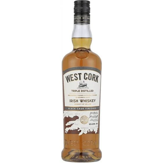 Whiskey Irish West Cork Black Cask finish