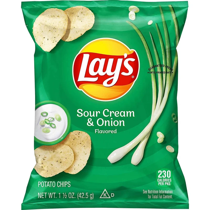 Misc Snacks Lays 1.5oz Sour Cream & Onion 781187