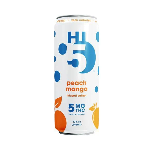 NA THC Hi5 5MG 4pk Peach Mango