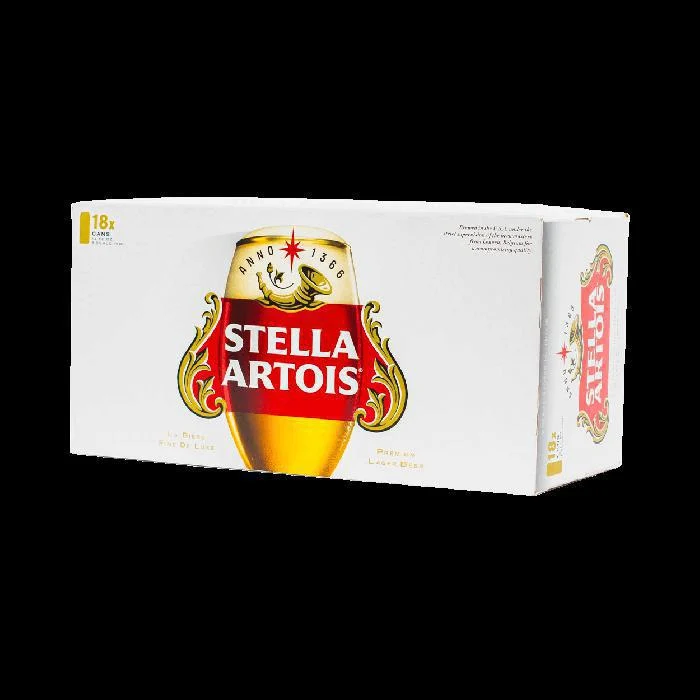 Beer IM Stella Artois can 18pk 00988