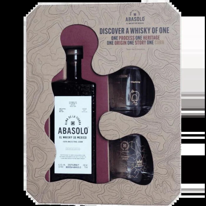 Gift Set Whiskey Abasolo w/Glassware