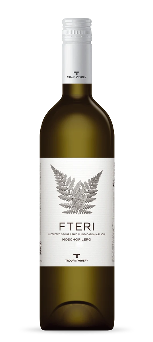 White Wine Troupis Moschofilero Fteri Vegan
