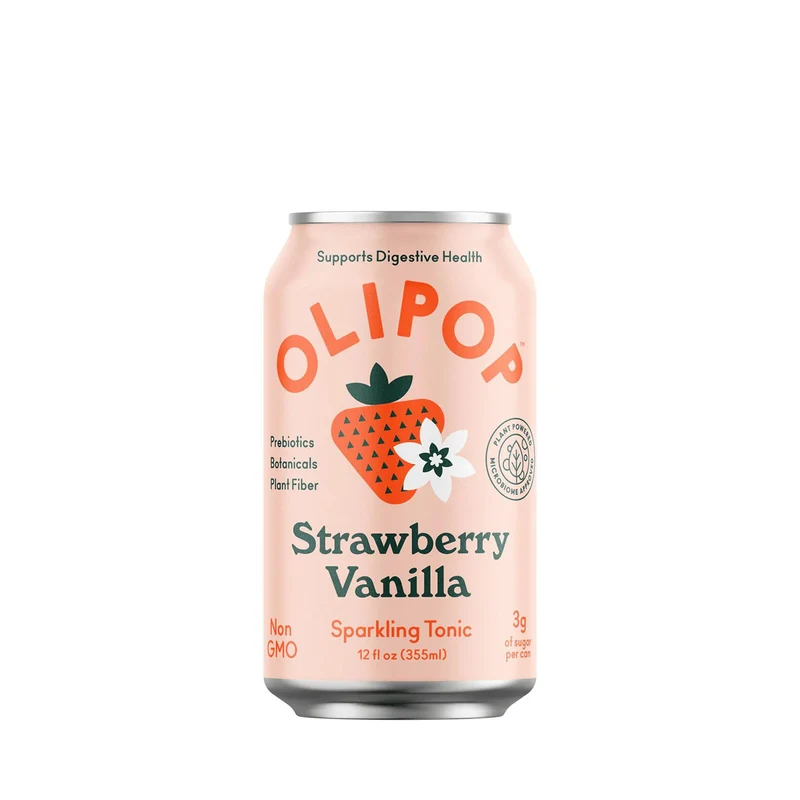 NA Drinks Olipop Strawberry Vanilla
