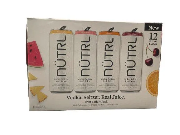Seltzer NUTRL 12pk Fruit Variety