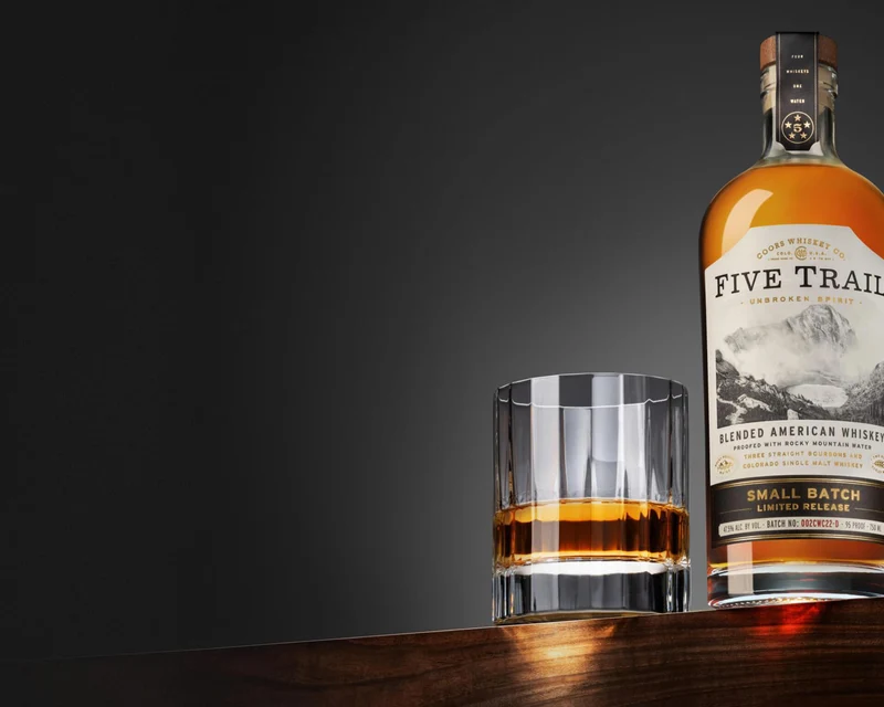 Whiskey Coors Whiskey Co Five Trail Blended American Small Batch
