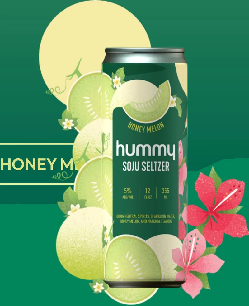 Cocktail Hummy Soju 4pk Honey Melon