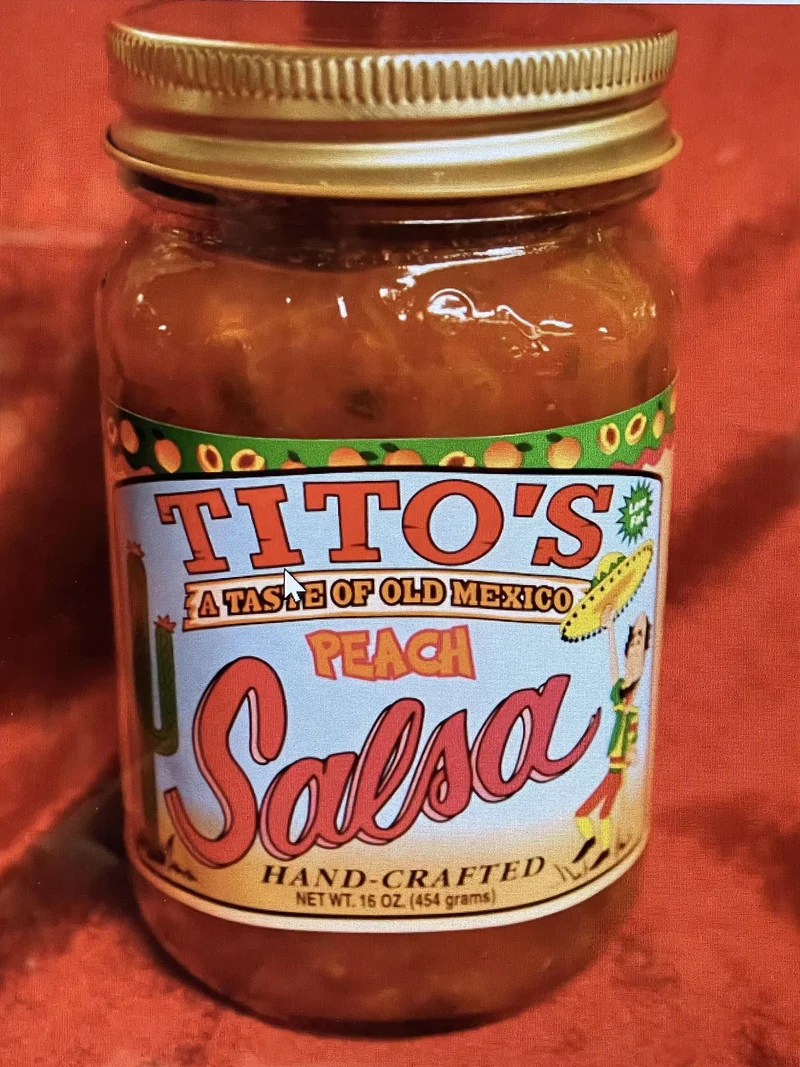 Misc Snacks Titos Salsa Peach