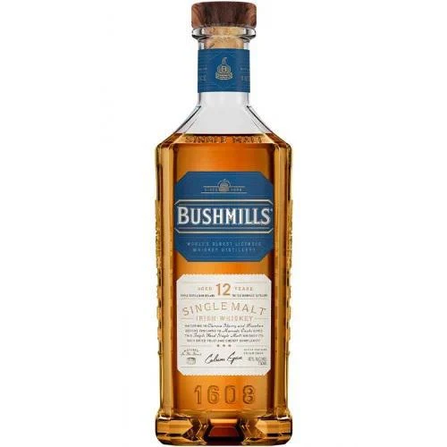 Whiskey Irish Bushmills 12 Year Old Single Malt